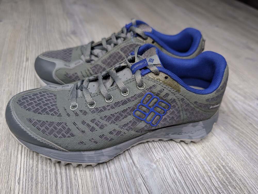 Columbia Peakfreak Enduro Hiking Shoes Greyβ Blue Omni-Grip Techlite